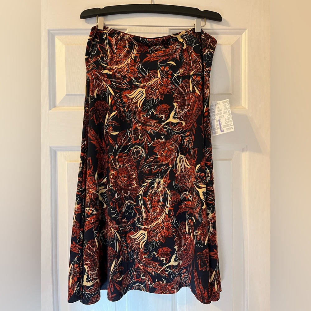 BNWT Azure Lularoe skirt